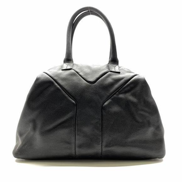 Yves Saint Laurent Leather Boston Tote Bag Black - Picture 3 of 10